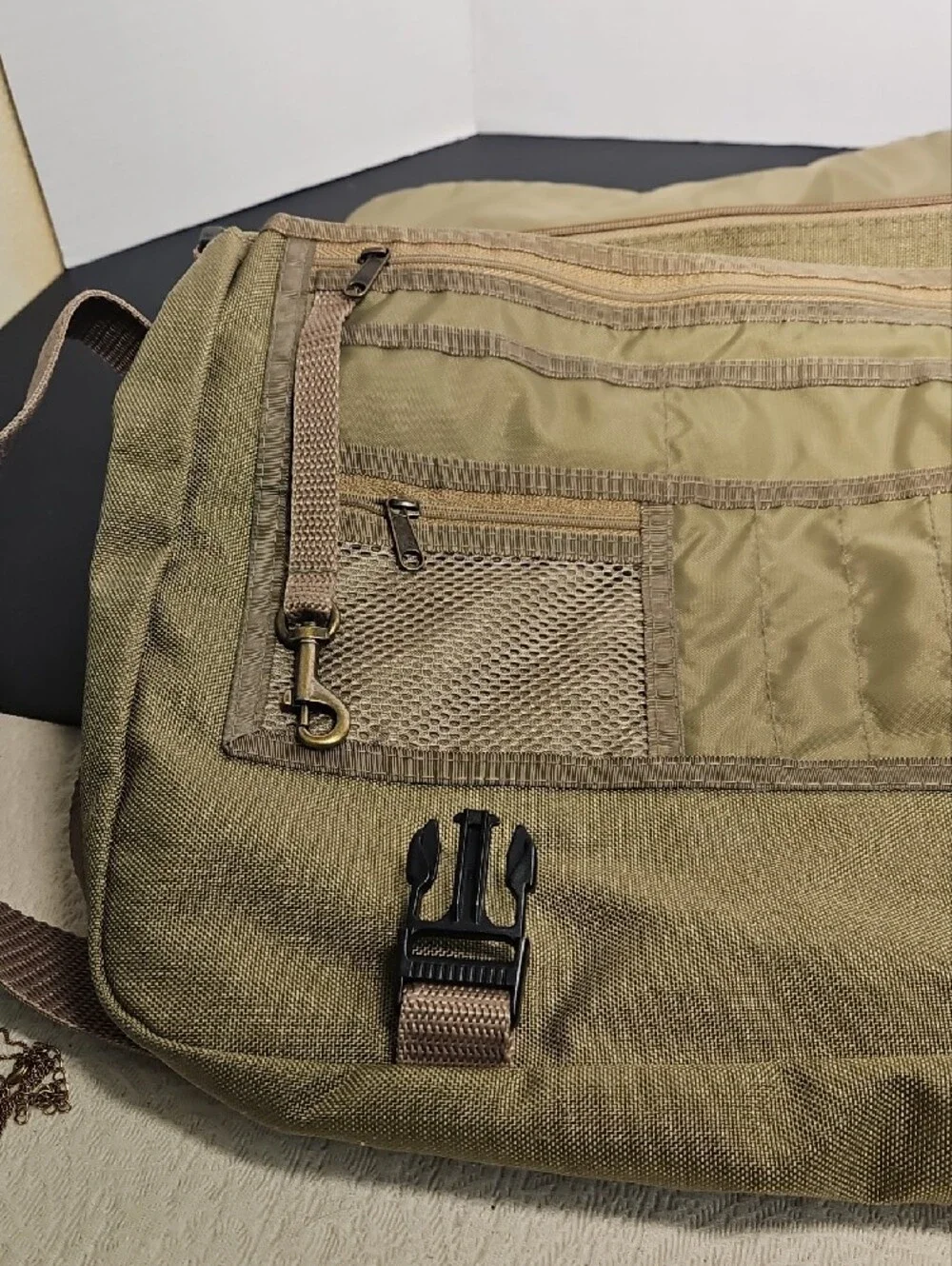 Legends Collection Olive Green Messenger Bag by Jostens